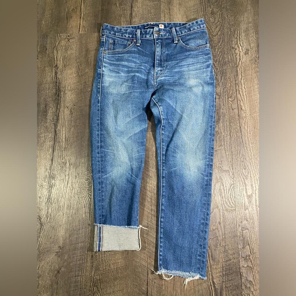 LEVI’S 721 Made & Crafted Selvedge High Rise Skinny Womens Jeans Made in Japan